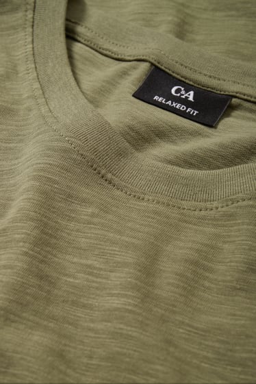 Herren - Langarmshirt - grün
