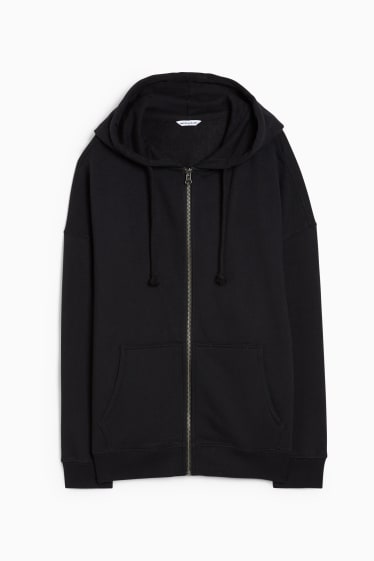 Damen - CLOCKHOUSE - Sweatjacke mit Kapuze - schwarz