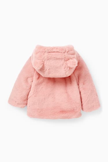 Bébés - Veste bébé à capuche - rose