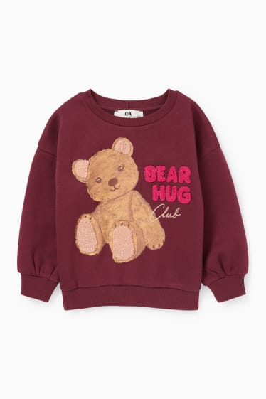 Children Girls - Sweatshirt - bordeaux