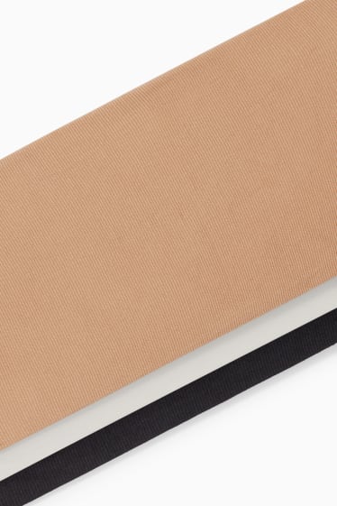 Kinder Mädchen - Multipack 3er - Feinstrumpfhose - 40 DEN - schwarz / beige