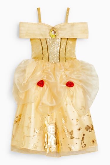 Kinderen - Disney-prinses - Belle jurk - lichtgeel