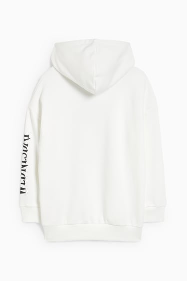 Kinder Mädchen - Wednesday - Hoodie - schneeweiß