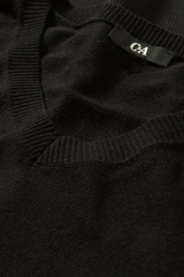 Donna - Maglione lavorato a maglia fine - nero