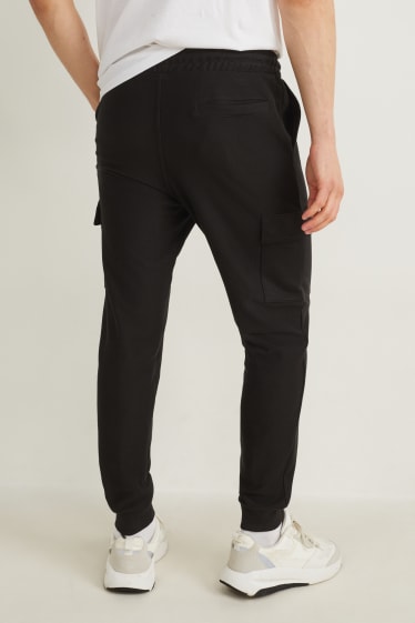Herren - Cargo-Jogginghose - schwarz