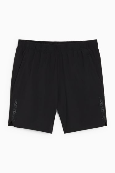 Uomo - Shorts sportivi - 4 Way Stretch - nero