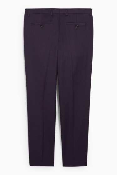Hombre - Pantalón de vestir - colección modular - slim fit - Flex - stretch  - lila
