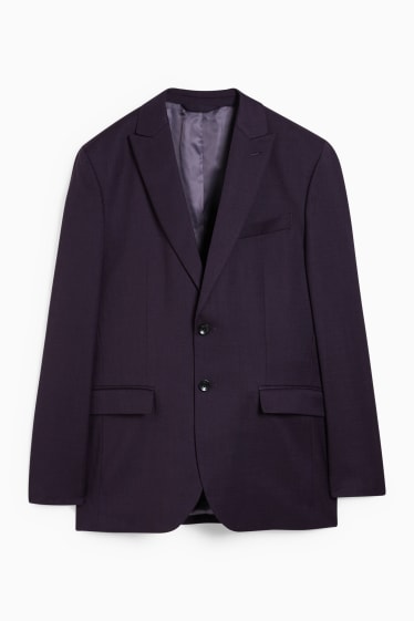 Men - Mix-and-match tailored jacket - slim fit - Flex - stretch  - purple