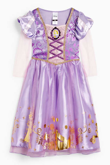 Dzieci - Księżniczka Disneya - sukienka Roszpunka - jasnofioletowy