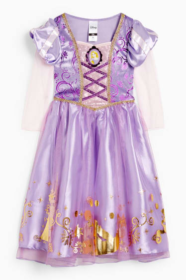 Kinder Mädchen - Disney Prinzessin - Rapunzel-Kleid - hellviolett