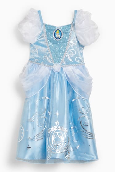 Děti - dívky - Disneyovské princezny - šaty princezny Popelky - světle modrá