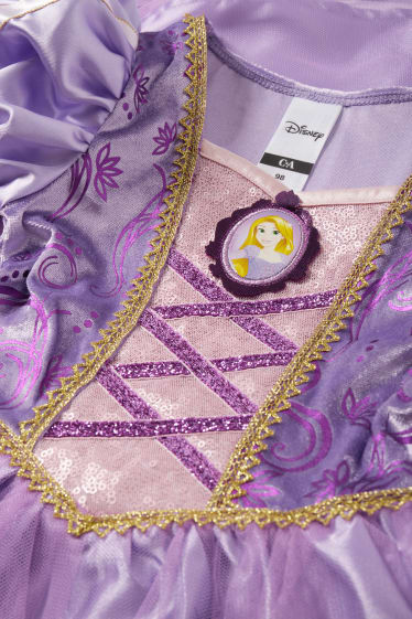 Kinder Mädchen - Disney Prinzessin - Rapunzel-Kleid - hellviolett