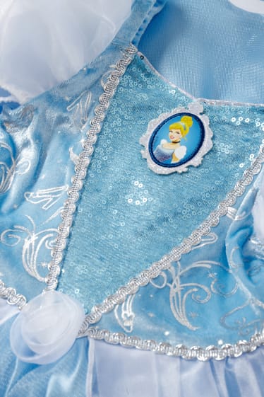 Děti - dívky - Disneyovské princezny - šaty princezny Popelky - světle modrá