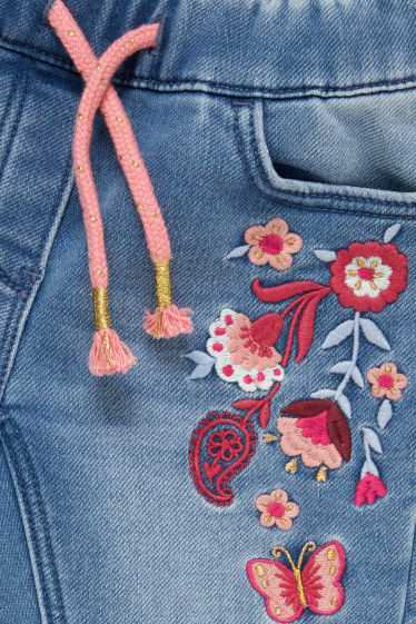 Enfants filles - Skinny jean - jean doublé - jean bleu