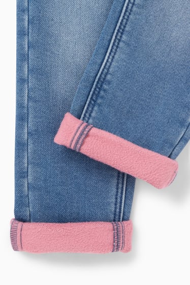 Enfants filles - Skinny jean - jean doublé - jean bleu