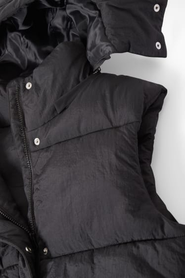 Mujer - CLOCKHOUSE - chaleco acolchado con capucha - negro