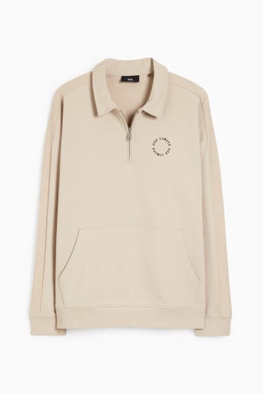 Men - Sweatshirt - beige