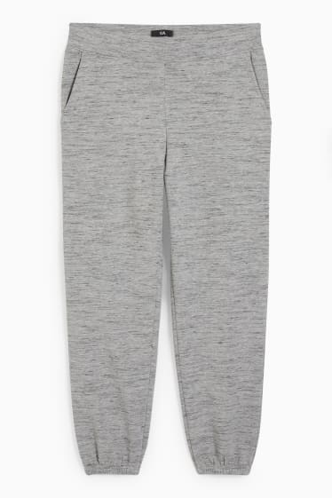 Hommes - Pantalon de jogging - gris clair chiné