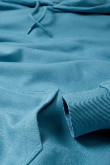 Home - Dessuadora amb caputxa - blau