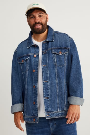 Men - Denim jacket - blue denim