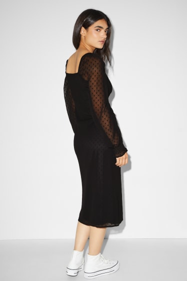 Damen - CLOCKHOUSE - Column Kleid - schwarz