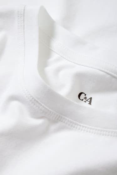 Donna - Confezione da 2 - maglia a maniche lunghe basic - bianco