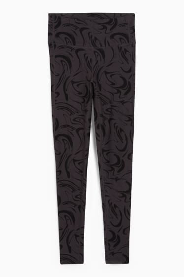 Damen - Funktions-Leggings - 4 Way Stretch - dunkelgrau