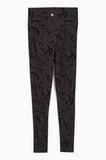 Dames - Sportlegging - 4 Way Stretch - donkergrijs