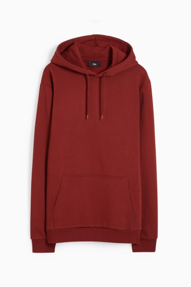Herren - Hoodie - dunkelrot