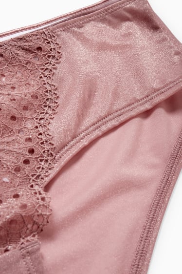 Damen - Slip - rosa