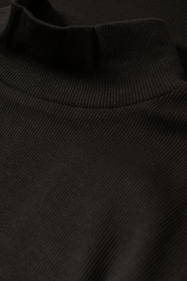 Dames - Basic longsleeve - zwart