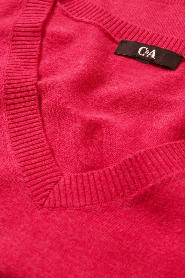 Damen - Feinstrick-Pullover - pink