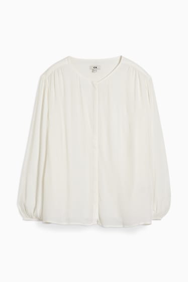 Donna - Blusa - bianco crema