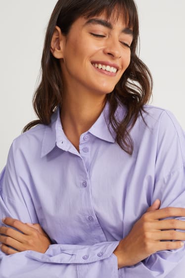 Donna - Blusa - viola chiaro