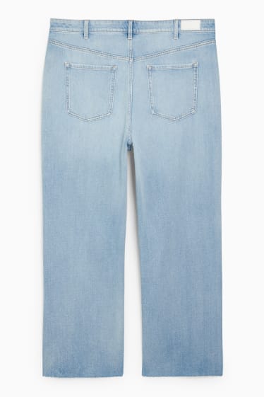 Damen - CLOCKHOUSE - Straight Jeans - High Waist - helljeansblau