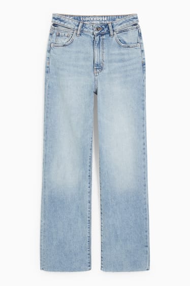 Teens & Twens - CLOCKHOUSE - Straight Jeans - High Waist - helljeansblau