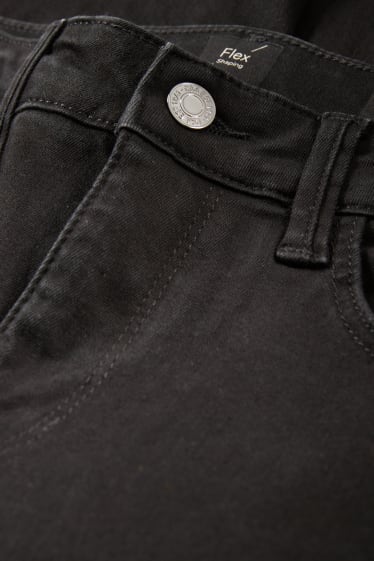 Donna - Slim jeans - vita media - jeans modellanti - LYCRA® - nero