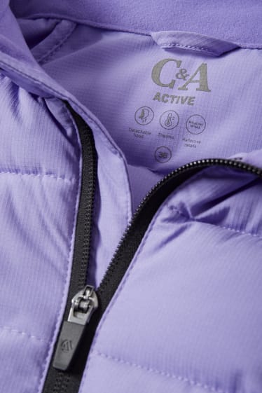 Femmes - Veste de sport à capuche - THERMOLITE® - violet