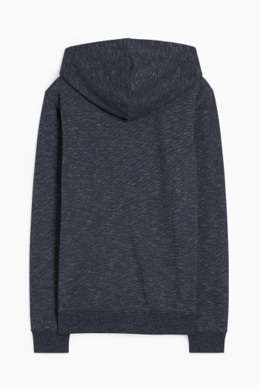Herren - Sweatjacke mit Kapuze - dunkelblau