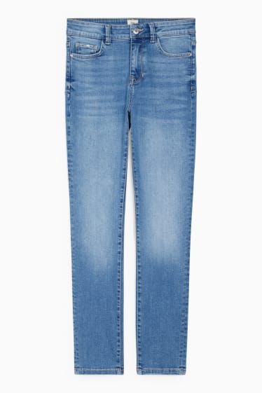 Dámské - Slim jeans - mid waist - tvarující džíny - LYCRA® - džíny - světle modré