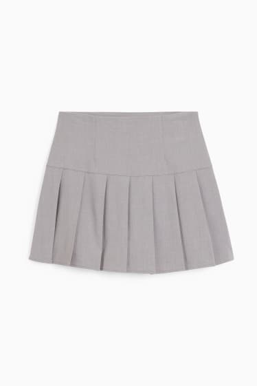 Jóvenes - CLOCKHOUSE - minifalda - gris