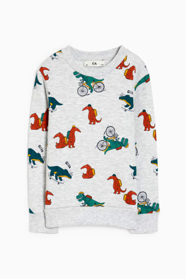 Enfants garçons - Sweat - gris clair chiné