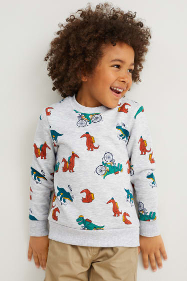 Enfants garçons - Sweat - gris clair chiné