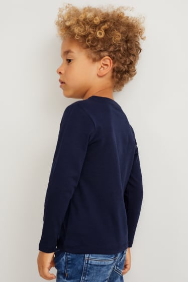 Bambini - Confezione da 3 - Looney Tunes - maglia a maniche lunghe - blu scuro