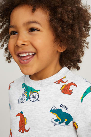 Enfants garçons - Sweat - gris clair chiné