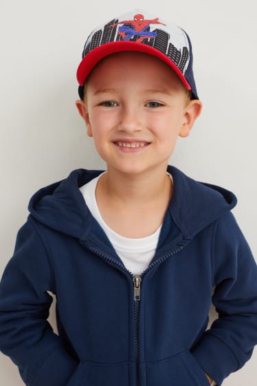 Enfants garçons - Spider-Man - casquette de baseball - bleu foncé