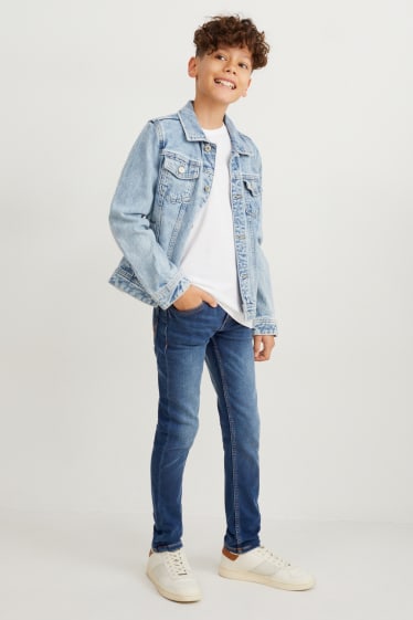 Kinderen - Slim jeans - jog denim - jeansblauw