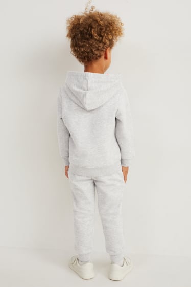 Kinder Jungen - Spider-Man - Set - Hoodie und Jogginghose - 2 teilig - hellgrau-melange
