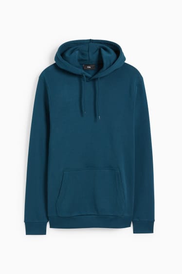 Hommes - Sweat à capuche - bleu foncé