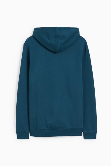 Hommes - Sweat à capuche - bleu foncé